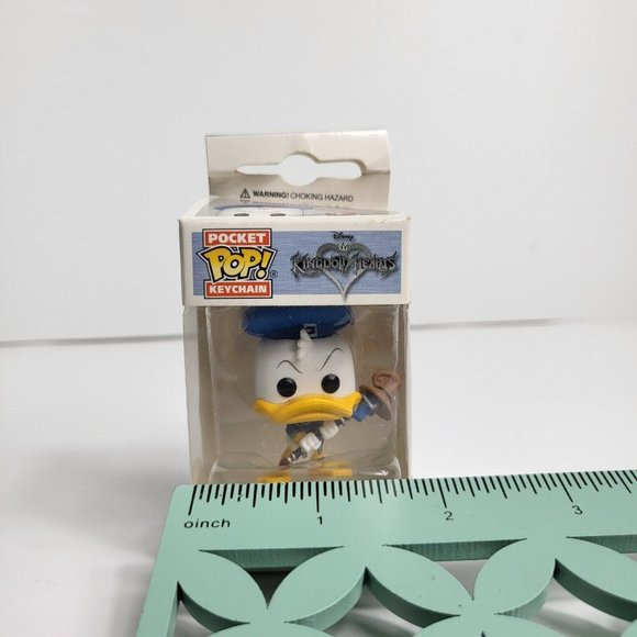 Funko Pocket Pop Keychain Disney Kingdom Hearts Donald Duck Key Ring New - Picture 12 of 16